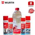 WURTH New Car Care Kit car shampoo,TAR remover,glass Cleaner,Silicone spray and Interior Cleaner. 