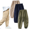 Fashion Spring Boys Pants Casual Long Style Trousers For Kid Sport Outdoor Cargo Pants Toddler Children Clothes 3 to 6 Years Old. 