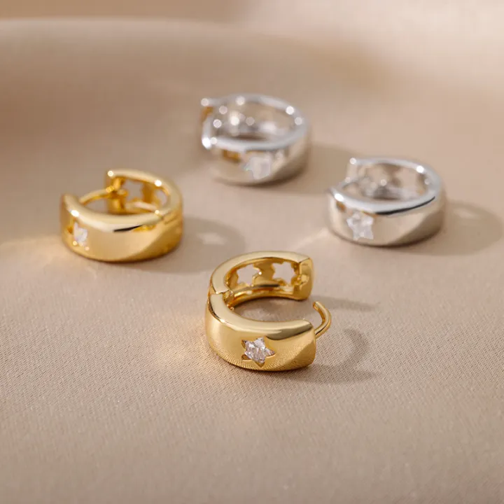 Zircon%20Star%20Hoop%20Earrings%20for%20Women%20Stainless%20Steel%20Gold%20Color%20Round%20Huggie%20Earrings%202023%20Trend%20Wedding%20Jewelry%20pendientes%20mujer%20-%20Image%203