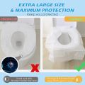 Disposable Toilet Seat Cover Portable Travel Camping Hotel Bathroom Toilet Mat Pads Degradable Soluble Water Toilet Covers Paper. 