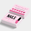 50pcs Nails Business Card  Press On Nail Loyalty Paper Card Board Nail Discount Card Board Nails Accessories Tools. 
