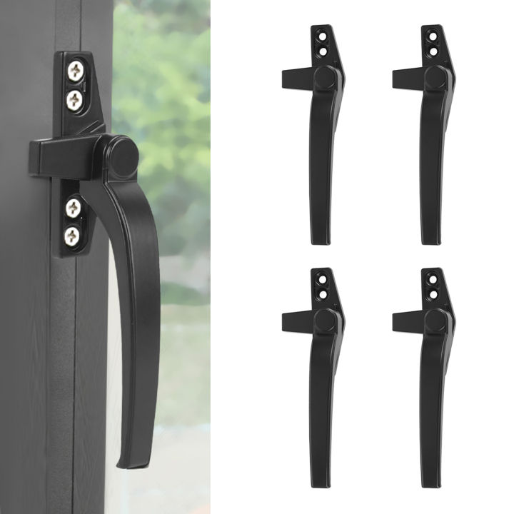 Two Handle Security Windows Aluminum Alloy Window Handle For Single/Double Hung Window Flat Open ...