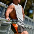 Plain Mens Running Vests Cotton Side Cut Off Sportswear Summer Gym Tank Tops Bodybuilding Sleeveless Shirt Fitness Clothing.