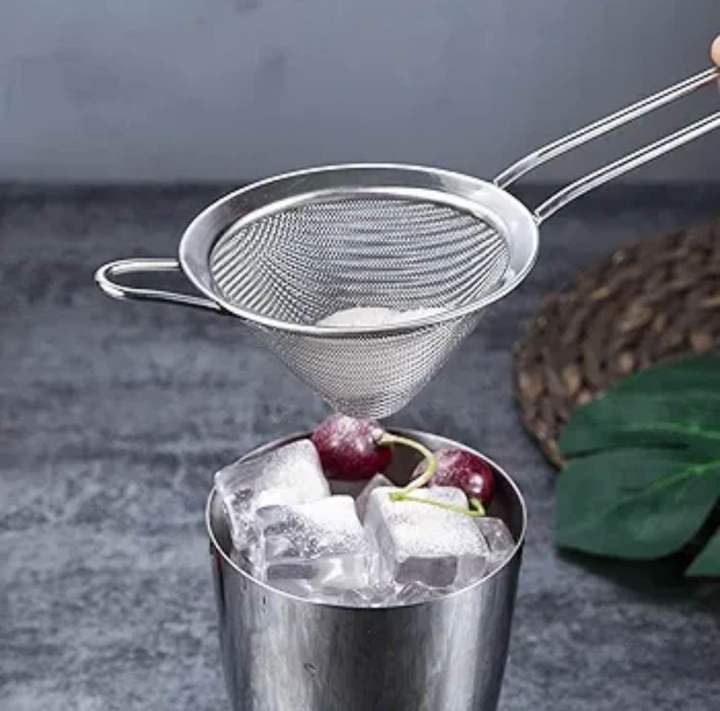 Tea Strainer Coffee Strainer with Long Handle for Double Straining ...