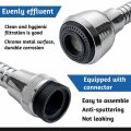 Kitchen Sink Flexible Shower Neck with Two Modes, Flexible Faucet Shower Spray. 