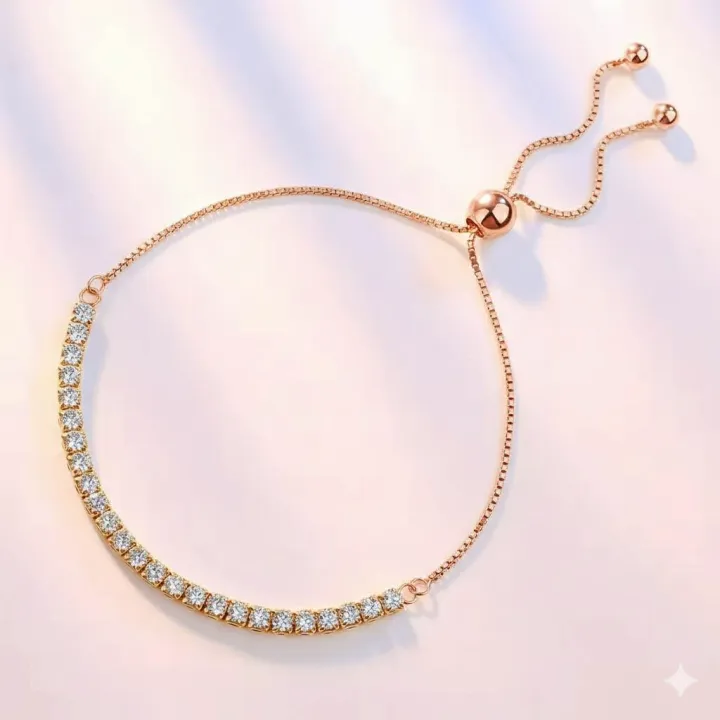 Sterling%20Tennis%20Bracelet%20-%20Adjustable%20in%20Rose%20Gold%20-%20Image%203
