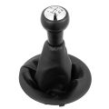 Car Gear Shift Knob with Gaiter Boot Cover For Citroen Berlingo II Peugeot Partner II 2008 2009 2010-2018 Interior Accessories. 