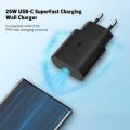 Original Samsung S21 S20 25W Super Fast Charger USB Type C Pd Quick Charging Double Type C Cable for Galaxy Note 20 Ultra Note10. 