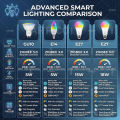 Zigbee 3.0 Smart LED Bulb E27 E14 GU10 RGB+CCT Dimmable Light 2700-6500K Lamp Works with Alexa Echo SmartThings Z2M Yandex Alice. 