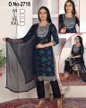 Women's Cotton Printed Kurta with Pant and Dupatta. 