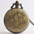Anime One Piece Pocket Watch Animation Peripherals Toys European American Vintage Bronze Fashion Children Birthday Gifts. 