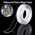 Nain. Store Nano tape (Double sided Washable silicon Transparent tape) Size : 5 meter. 