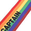 1PC Football Captain Armband Adjustable Sports Captain Armband With CAPTAIN Logo Captain's Armband For Soccer Rugby Basketball.
