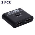 4K X 2K HDTV Switch Bi-Direction 2 Ports HDTV Splitter Switch For Laptop PC PS3/4 TV Box To Monitor TV Projector Adapter.