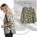 (Bust size - 42") Japan Branded Grade A+ quality Long Sleeve blouse (Pre-loved/ thrift). 