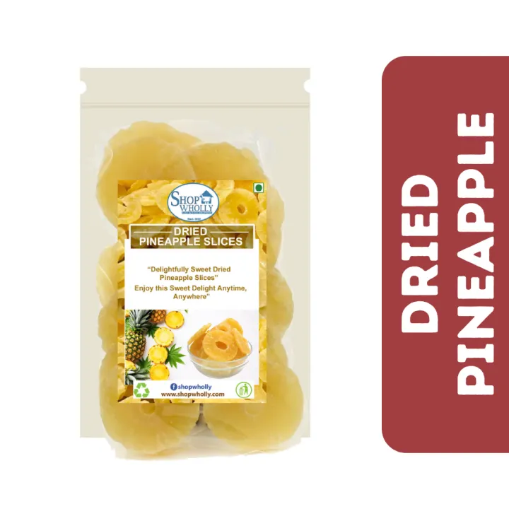 Dried Pineapple - 100% Natural, Tropical Sweet Snack, Chewy Fruit ...