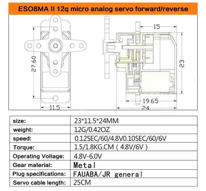 EMAX%20ES08MAII%20ES08MD%20II%20Metal%20GEAR%20Digital%20Servo%20up%20sg90%20ES08A%20ES08MA%20MG90S%20TREX%20450%20Helicopter%20Airplane%20Rc%20Robot%20-%20Image%206