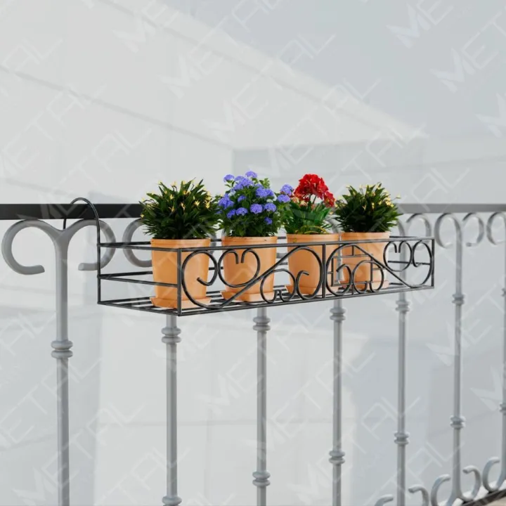 Metal%20Grill%20Rack%20Hanging%20Planter%20Pot%2036x8x4%20inches%20-1%20Pc(No%20shipping%20fee)%20-%20Image%202