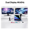 PULWTOP Thunderbolt 3 Dock, Laptop Docking Station with Dual Monitor 4K Display, 40Gb/s, SD/TF 4.0, USB A/C 10Gbps. 