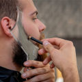 6pcs Beard Grooming Kit – Beard Shaping Pencils, Beard Brush, Styling Template Tool for Outlining, Trimming Shaping Facial Hair. 