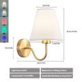 Retro Rechargable Wall Lamp LED RGB Bulb Removable Wireless Wall Light For Bedroom Corridor Hallway Luminaire Bedside Lighting. 