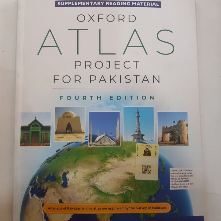 OXFORD ATLAS PROJECT FOR PAKISTAN 4TH EDITION