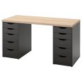 VTECHOME Modern Norah Study Table with 2 drawer sets - Kids Table - Office Desk - NORAH 04 - 66"x24"x30". 