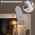 LED USB Rechargeable Book Light Reading Light Eye Protection Night Light Portable Clip Desk Light Bookmark Read Light Night Lamp. 