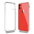 Apple iphone 11 cover, Flexible Soft Slim Jelly Case Transparent Clear TPU Cover. 