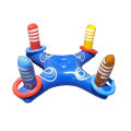Inflatable Basketball Hoop Ring Toss Game Summer Swimming Water Sports Toys Outdoor Beach Party Pool Interactive Floating Toy. 