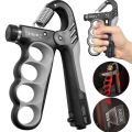 Professional Electronic10 to 100 Adjustable Hand Grip Strengthener, Hand Gripper With Counter for Men & Women, Gym Workout Hand Exercise Equipment, Forearm Exercise, Finger Exercise Power Gripper. 