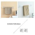 Telescopic Curtain Rod White Easy Install for Closet Curtain Pole Shower Curtain Rod Tension Rod for Home Doorway Cupboard.