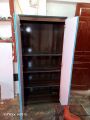 Modern Bedroom Closet Cabinet with Clothes rod And Storage space, Hitow 2 Doors Wardrobe Armorie,  Storage Space Organizer, White. 
