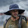 Summer Mountaineering Fishing Hat Men's UV Resistant Fisherman Hat Large Eave Outdoor Work Sun Protection Hat Sun Visor Hat.