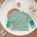 Spring Baby Boy Striped Cotton T-shirts Kids Cotton Clothes Toddler Girls Tops Children Long Sleeve Loose Bottoming T Shirt 0-4Y. 