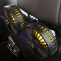 Car Seat Back Cooling Fan 3-Speed USB Charge Dual Head Fan 360 Degree Rotation Neck Cooler for Summer Car Interior Accessories. 