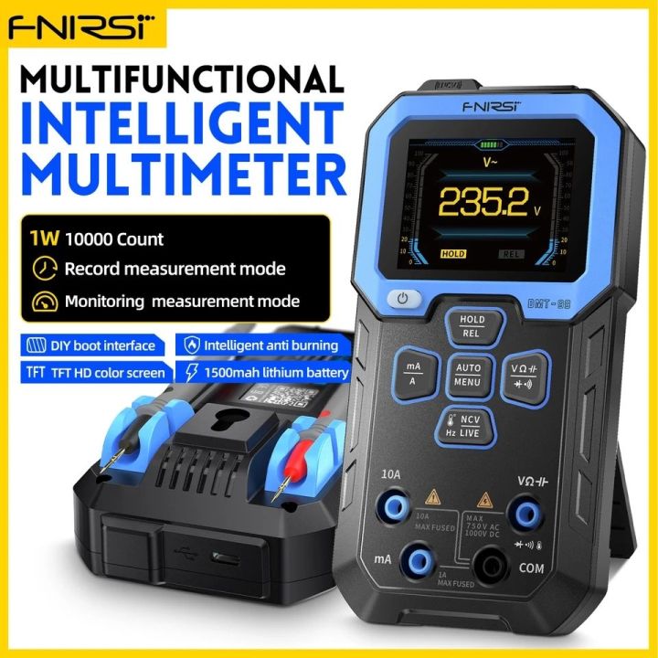 FNIRSI DMT-99 Digital Display Professional DMT99 Multimeter 10000 Counts True RMS Auto AC DC Tester Smart Voltmeter Ammeter