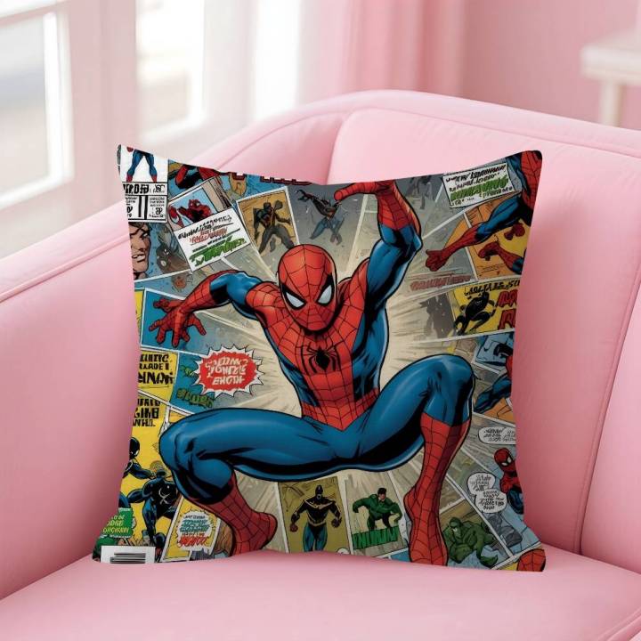 Maple%20Design%20Cushion%20Cover%20Happy%20Autumn%20Harvest%20decor%20Holiday%20Decorati%20Pillow%20Cover%20Movie%20S-Spider%20COOL%20Man%20CLASSIC%20-%20Image%205