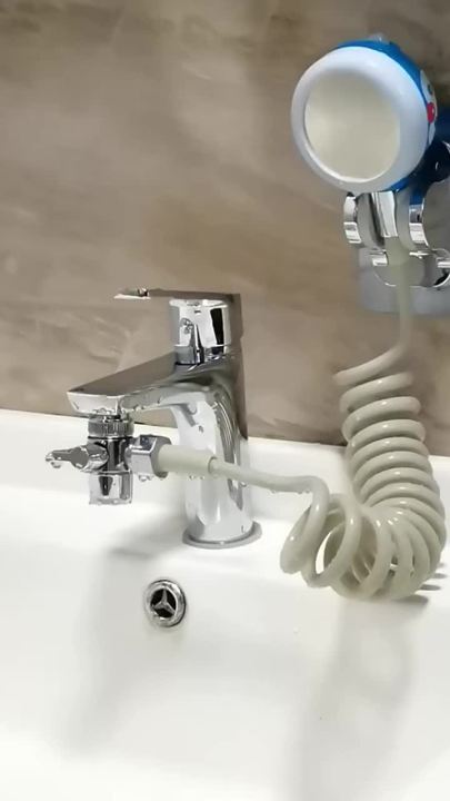 Zinc Alloy and Plastic Switch Faucet Adapter Kitchen Sink Splitter Diverter Valve Water Tap Connector for Shower Bathroom Access
