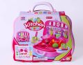 Plastic Luxury Kitchen Set Cooking Toy with Briefcase and Accessories Toys For Kids. 