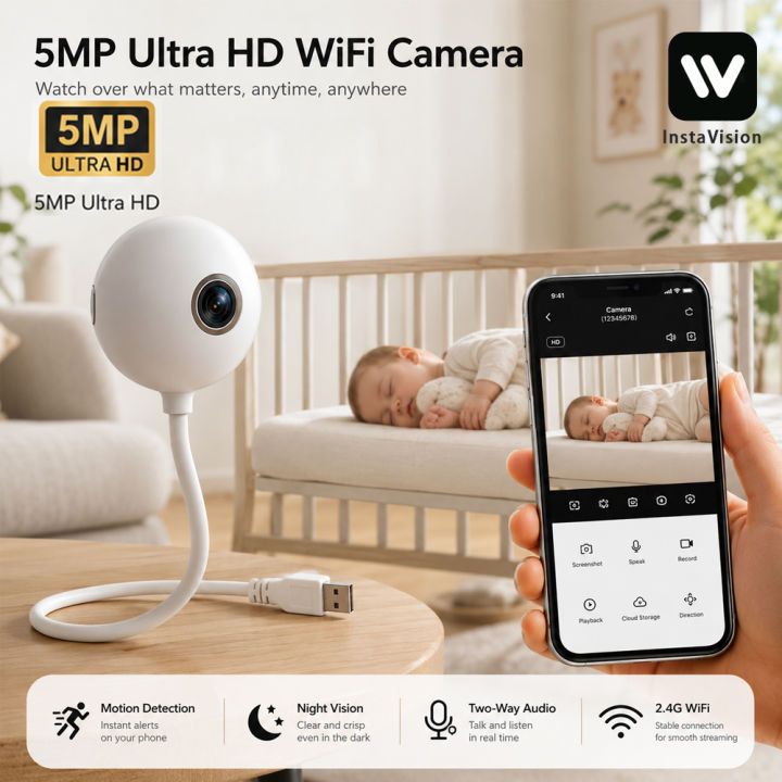 5MP%20Portable%20USB%20Plug%20Smart%20Baby%20Monitor%20Floodlight%20Night%20Vision%20Two-Way%20Audio%20Wireless%20Home%20Security%20Camera%20For%20Baby%20Toddler%20-%20Image%202