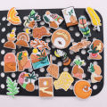 25Pcs Bohemian Style Elephant Flower Leaf Moon Rainbow Bear Woman Cactus PVC Shoe Charms For Clogs Pins Hole Slipper Decoration. 