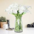 20pcs Vibrant Artificial Calla Lily 34cm PU Fake Flower Artificial Calla Lily Wedding Bridal Bouquet Birthday Party Home Decor. 