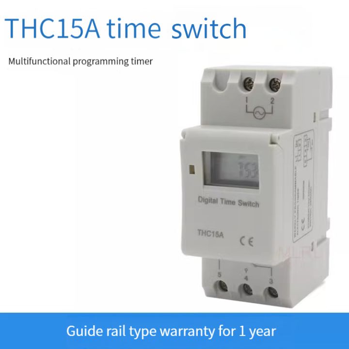 THC15A Electronic Weekly 7 Days Programmable Digital Time Relay Time ...