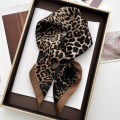 Luxury Floral Print Female Satin Neck Scarf Square Hair Scarves Foulard Head Band Shawls Wraps Neckerchief Bandana Women. 