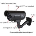 Fake Camera Outdoor Indoor CCTV Surveillance Simulation Dummy Camera With Flashing LED Light Home Security Protection Bullet Cam. 