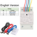 DF-96ED Automatic Water Level Controller Switch 20A 220V Water tank Liquid Level Detection Sensor Water Pump Controller 2m wires. 