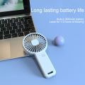 Minimalist Handheld Fan Lightweight 3 Wind Speeds Mini Fan Rechargeable Long-lasting Stand Fan for Daily Use. 