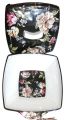 1 piece donga square shape for serving salan ,shorba,custerd,chawal, microwave oven safe,colour beautiful design beautiful style beautiful colour beautiful atrectiv look, dinner set ka bowl salan wala bara wala.squre shaped black colour beautiful design. 