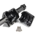 Machined Black Brass Weight TRX4 Portal Axle Drive Housing Steering Knuckle Caster Blocks for 1/10 RC Crawler TRX6 LCG Upgrade.
